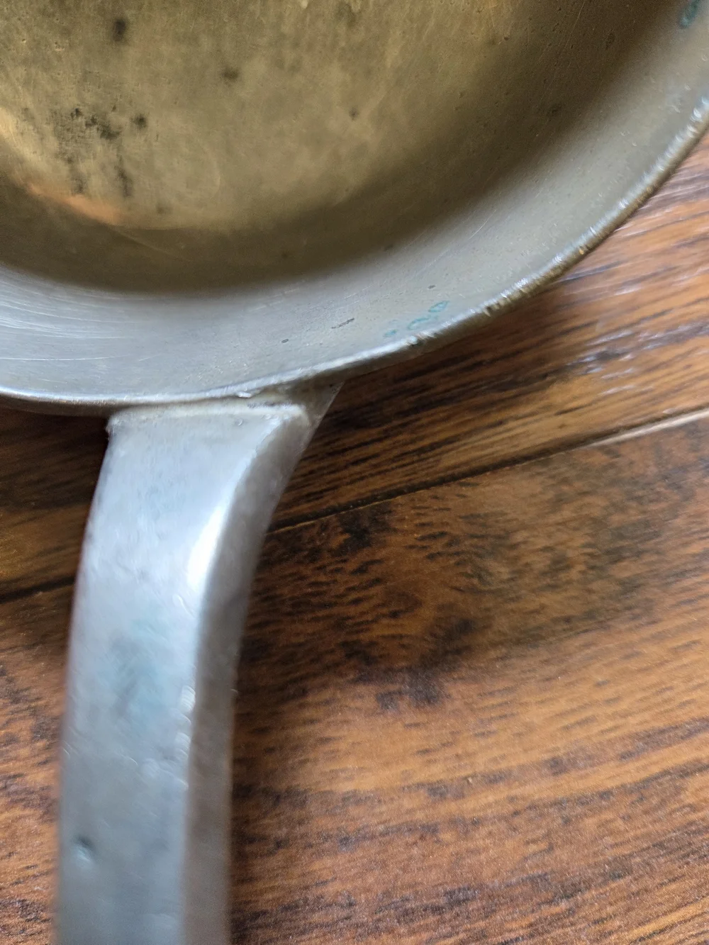 Antique Pewter Serving Ladle Marked Le Etains Paris